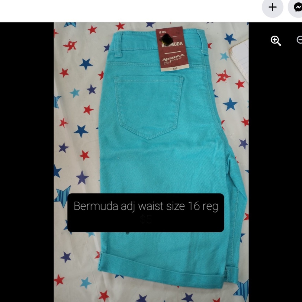 Arizona Girls Bermuda size 16